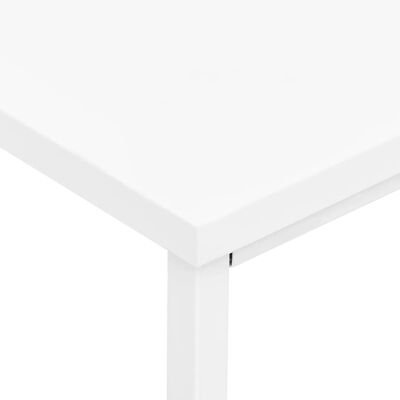 vidaXL industrielt skrivebord med skuffer 105x52x75 cm stål hvid