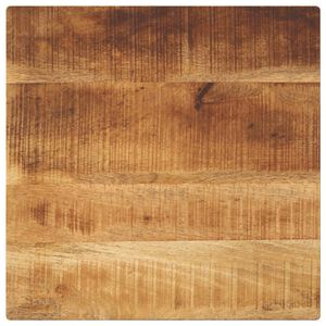 vidaXL bordplade 60x60x1,5 cm firkantet massivt ru mangotr&aelig;