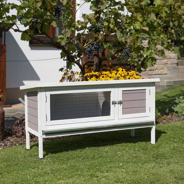 Kerbl gnaverbur Freddy 116x45x62 cm tr&aelig; glaseret