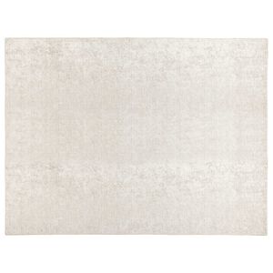 vidaXL T&aelig;ppe Cremefarvet 300 x 400 cm 100% polyester 3 mm Vaskbar