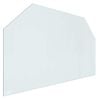 vidaXL Pejs glasplade Transparent 100 x 60 cm Glas