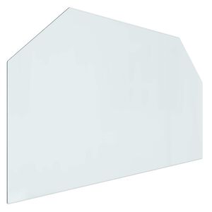 vidaXL Pejs glasplade Transparent 100 x 60 cm Glas