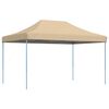 vidaXL foldbart pop up-festtelt 440x292x315 cm beige