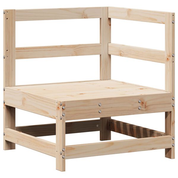 vidaXL sofas&aelig;t til haven 3 dele massivt fyrretr&aelig;