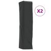 vidaXL overtr&aelig;k til terrassevarmer 2 stk. 58x58x228 cm 420D oxfordstof