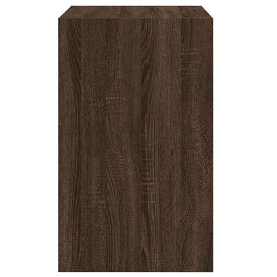 vidaXL skoreol 60x42x69 cm konstrueret træ brun egetræsfarve