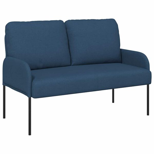 vidaXL Sofaer med pude 110cm Bl&aring; Krydsfin&eacute;r