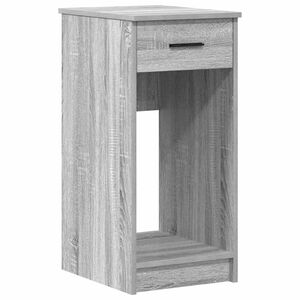 vidaXL computert&aring;rnstativ med skuffe 35x45x77 cm gr&aring; sonoma-eg