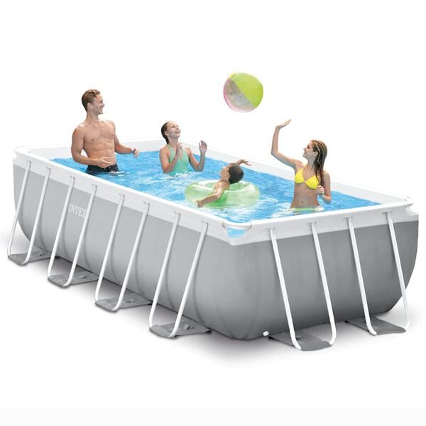 Intex swimmingpoolsæt Prism Frame rektangulær 400 x 200 x 100 cm