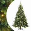 vidaXL Kunstigt juletr&aelig; med 300 LED'er Gr&oslash;n 180 cm PE og PVC