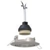 vidaXL Spotlight 6 pcs S&oslash;lv 9 x 9 x 2.5 cm Metal