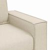 vidaXL Sofa 2 pcs Beige 220 x 80 x 84 cm Linned-blandet stof