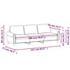 vidaXL 3-personers sofa 180 cm kunstl&aelig;der vinr&oslash;d