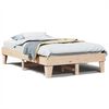 vidaXL sengeramme uden madras 120x190 cm massivt fyrretr&aelig;
