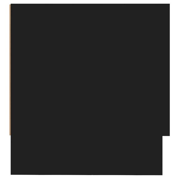 vidaXL garderobeskab 100x32,5x35 cm konstrueret tr&aelig; sort