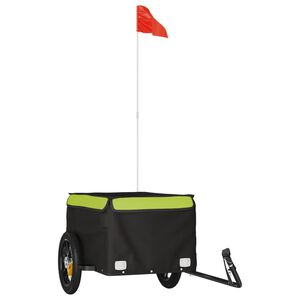 vidaXL cykelanh&aelig;nger 30 kg jern sort og gr&oslash;n