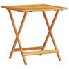 vidaXL Sammenklappeligt Bistro S&aelig;t 3 pcs Brun Massivt Akacietr&aelig;