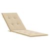 vidaXL hynde til d&aelig;kstol (75+105)x50x4 cm beige