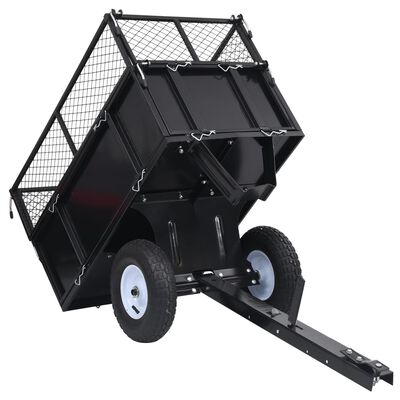 vidaXL vipbar vogn til plæneklipper 150 kg lastkapacitet