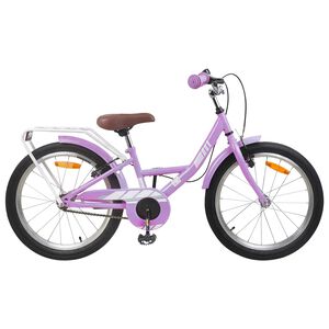 vidaXL B&oslash;rnecykel 18 tommer til 5-7 &aring;r gammel Lilla