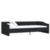 vidaXL daybed med madras og USB 90x200 cm stof sort