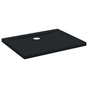 vidaXL Brusebund Tray med Dots 90 x 70 x 4 cm ABS Sort