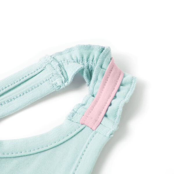 Tanktop til børn str. 92 lys mintgrøn