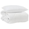 vidaXL &Aring;rsd&aelig;kkende Dyne med pude 2 pcs Hvid Microfiber