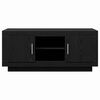 vidaXL TV-skab Sort eg 102 x 35 x 45 cm Konstrueret tr&aelig;