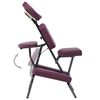 vidaXL massagestol kunstlæder bordeauxfarvet 122 x 81 x 48 cm