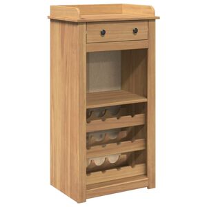 vidaXL vinskab Panama 57x40x111,5 cm massivt fyrretr&aelig;