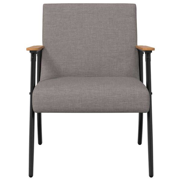 vidaXL l&aelig;nestol Gr&aring;brun 59 x 75 x 78 cm Stof