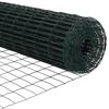 vidaXL Euro Hejn Grøn 1 x 10 m PVC-belagt jern