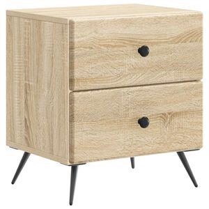 vidaXL Natskab Sonoma-eg 43 x 34,5 x 47,5 cm Konstrueret tr&aelig;
