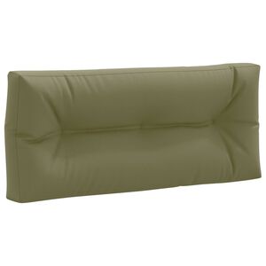 vidaXL Palle rygpude VIANEN 100% polyester Olivengr&oslash;n 120 x 40 x 12 cm