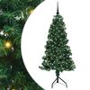 vidaXL Hj&oslash;rne Kunstigt Juletr&aelig; med 150 LED'er Gr&oslash;n 150 cm PVC og metal