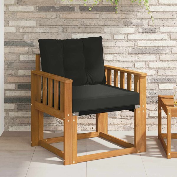 vidaXL 2 Stk Udend&oslash;rs sofagruppe Massiv akacietr&aelig; og Textilene