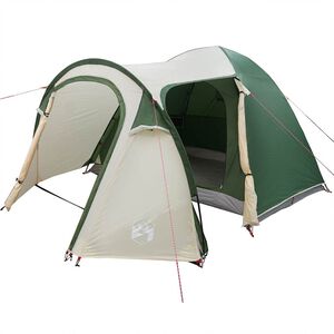vidaXL Dome Telt Kuppel med tag med opbevaring Gr&oslash;n 384 x 254 x 170 cm