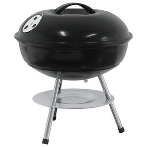 vidaXL Kulgrill 36,5 x 36,5 x 40 cm Legeret St&aring;l og Forkromet St&aring;l