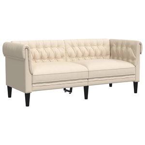 vidaXL 2-personers chesterfieldsofa h&oslash;r