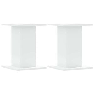 vidaXL h&oslash;jtalerstativer 2 stk. 30x30x40 cm konstrueret tr&aelig; hvid