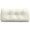 vidaXL Rygpude Creme 100 x 24 x 50 cm Fl&oslash;jl