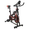 vidaXL Spinningcykel Vexor Sport 120 kg Sort og r&oslash;d 46 x 105 x 115 cm