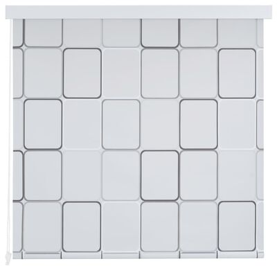 vidaXL rullegardin til badeværelse 120x240 cm firkanter