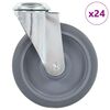 vidaXL drejehjul med bolthul 24 stk. 125 mm