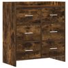 vidaXL Sideboard R&oslash;get eg 75 x 33 x 80 cm Konstrueret tr&aelig;