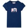T-shirt til b&oslash;rn str. 104 marinebl&aring;