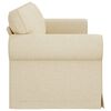 vidaXL Sofa Creme Samlede dimensioner: 245 x 82 x 80 cm (B x D x H)