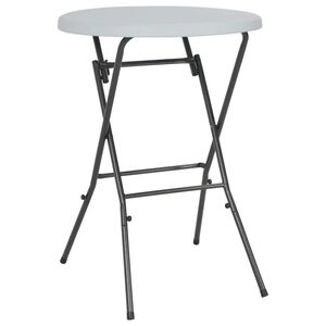 vidaXL foldbart barbord HDPE 80 x 110 cm hvid