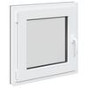vidaXL K&aelig;ldervindue RISOR 50 x 50 cm PVC og glas Antracit